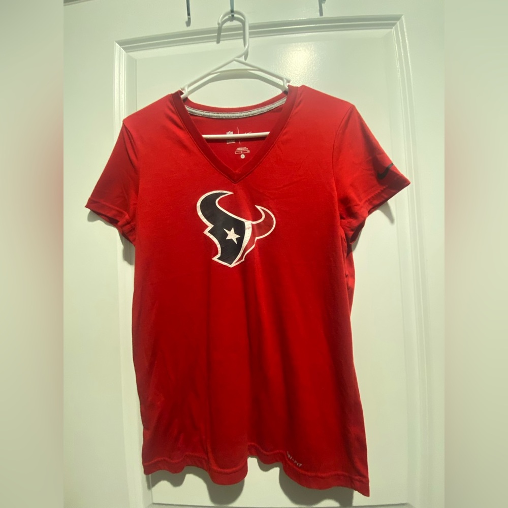 NIKE HOUSTON TEXANS WOMAN V-NECK